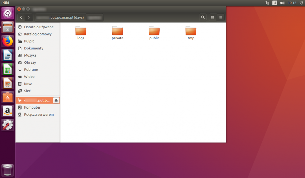 Ubuntu как подключить webdav