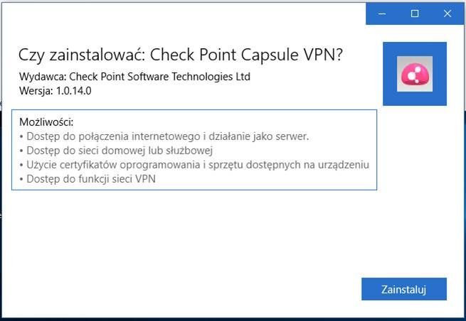 checkpoint capsule vpn windows 10 download